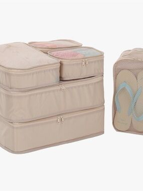 JJ POWER Cream Packing Cubes Set